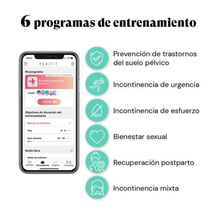 Perifit entrenamiento suelo pelvico 6 programas
